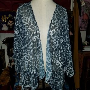 Torrid Sheer Leopard Cover Up